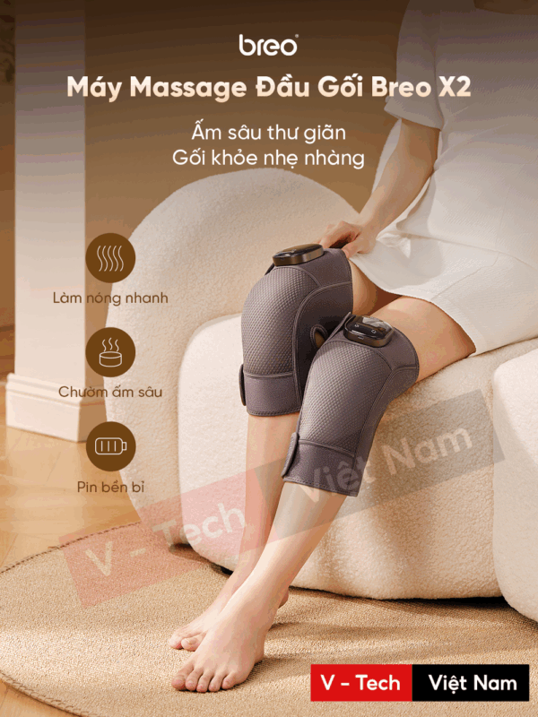 Máy Massage Đầu Gối Breo X2