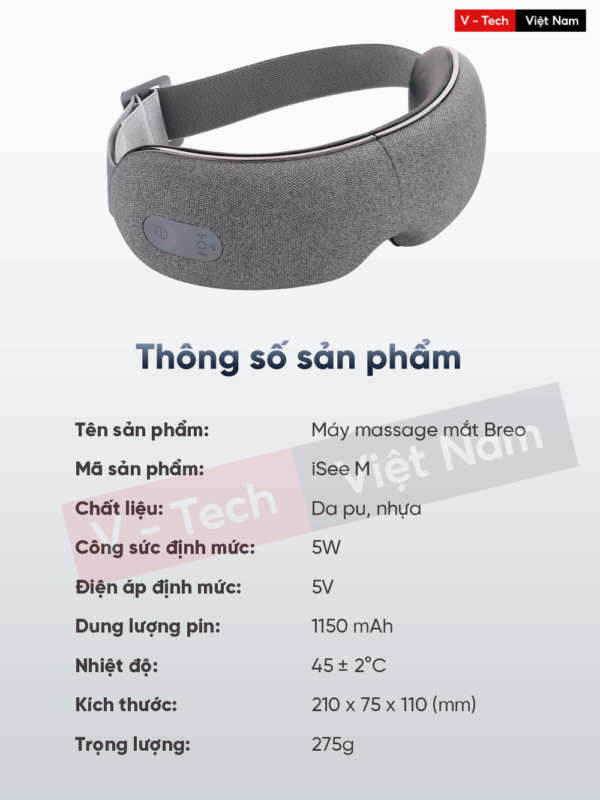Máy Massage Mắt Breo iSeeM