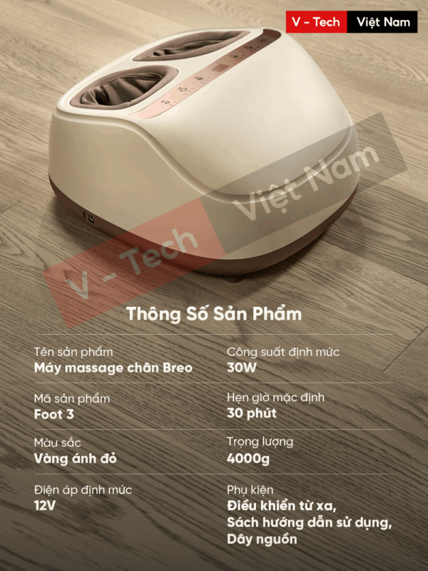 Máy Massage Chân Breo Foot 3
