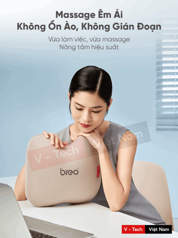 Gối Massage Lưng & Thắt Lưng Breo Back 2