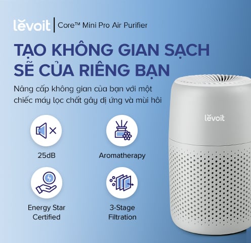 Máy Lọc Không Khí Levoit Core Mini Pro