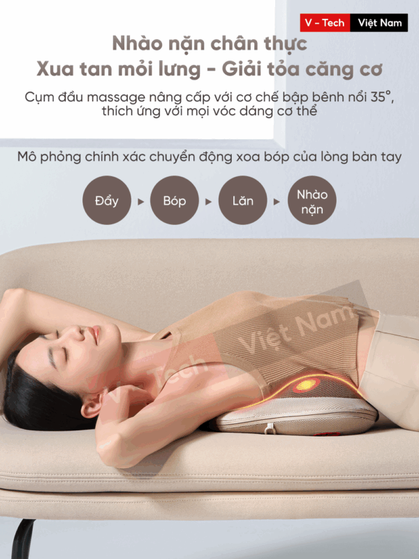 Gối Massage Breo Back Lite