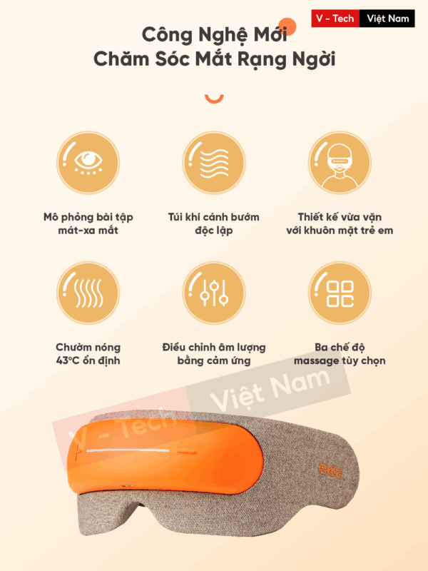 Kính Massage Mắt Trẻ Em Breo See 5K