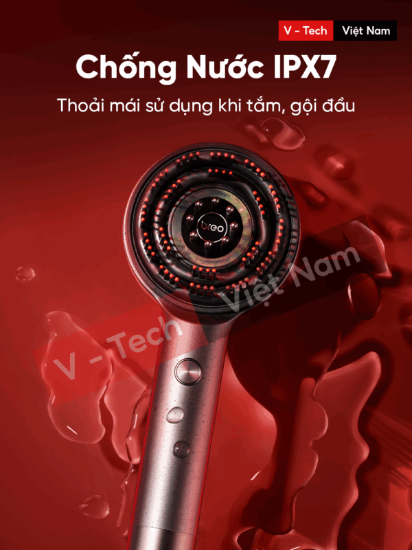 Lược Điện Massage Da Đầu Breo Scalp 3