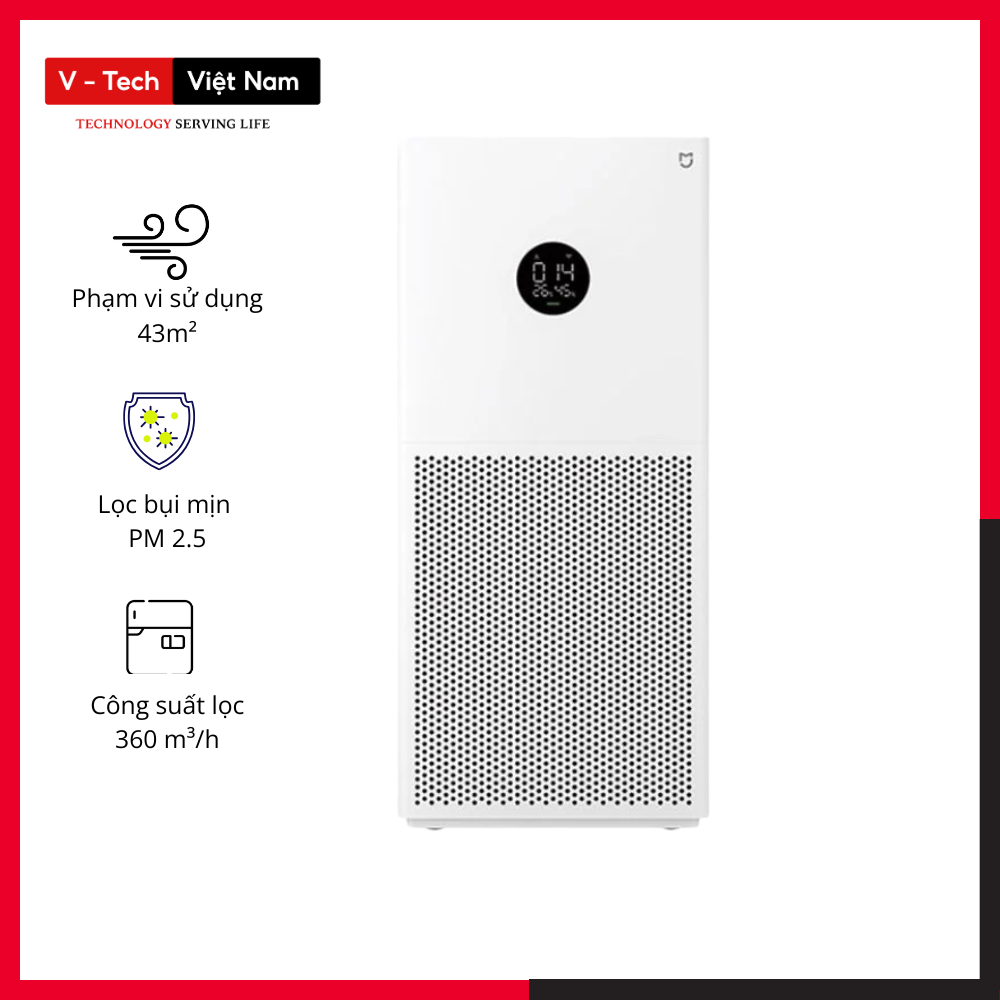 Máy lọc không khí Xiaomi Smart Air Purifier 4 Lite EU