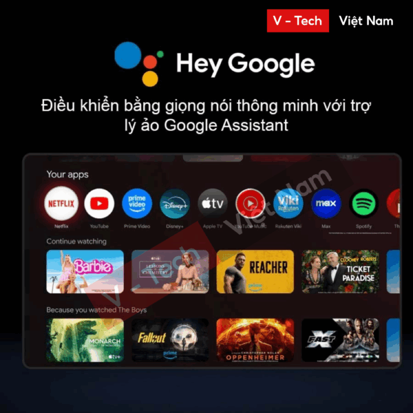 Tivi Xiaomi 65 inch A Google TV 2026 – Bản Quốc Tế