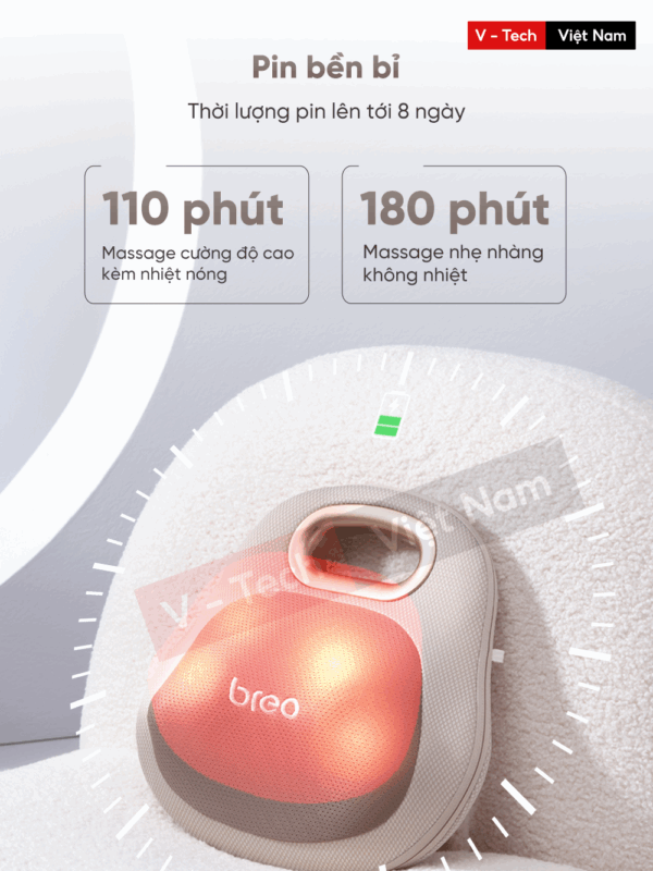 Gối Massage Breo Back Lite
