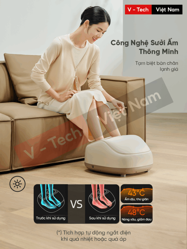 Máy Massage Chân Breo Foot 3