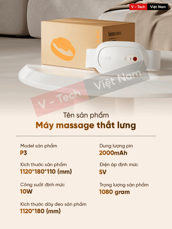 Máy Massage Lưng Breo P3