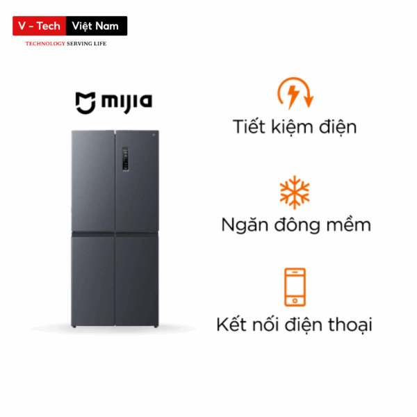 Tủ Lạnh 4 Cánh Xiaomi Mijia 430L – Có ngăn đông mềm [ Tủ 4 cánh bán chạy nhất ]