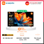 Xiaomi Smart Display S Mini LED 98 2026 | 98 Inch – QD-Mini LED – 4K/144Hz – 3GB/32GB