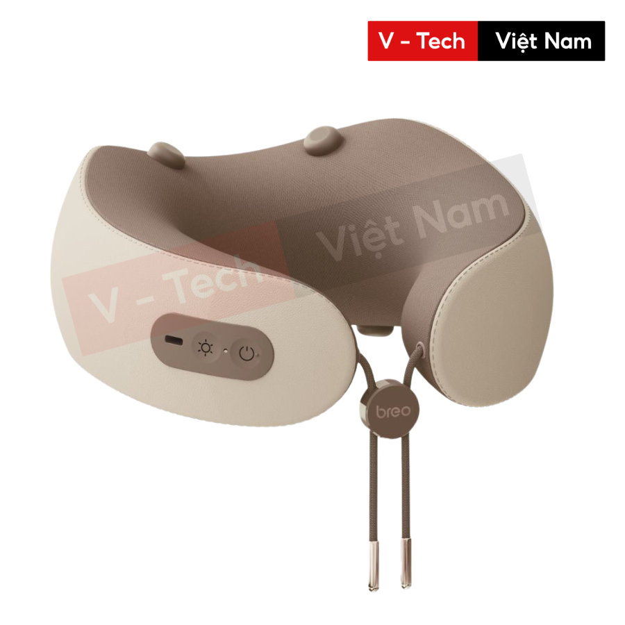 Gối Massage Cổ Breo C1 – Rung Xoa Làm Nóng Thư Giãn Cổ