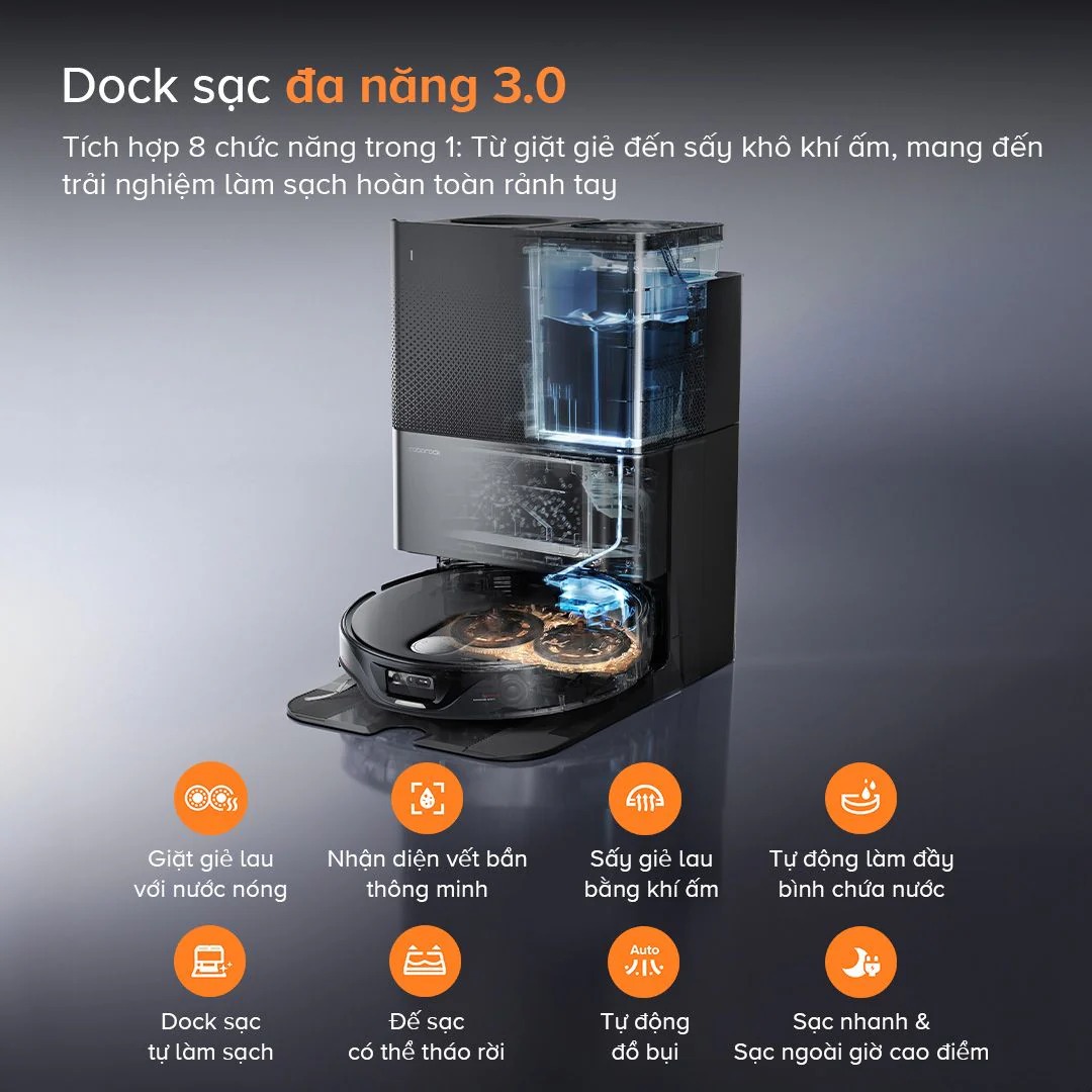 Dock Qrevo Slim 9 - V - Tech Việt Nam - Vua Công Nghệ