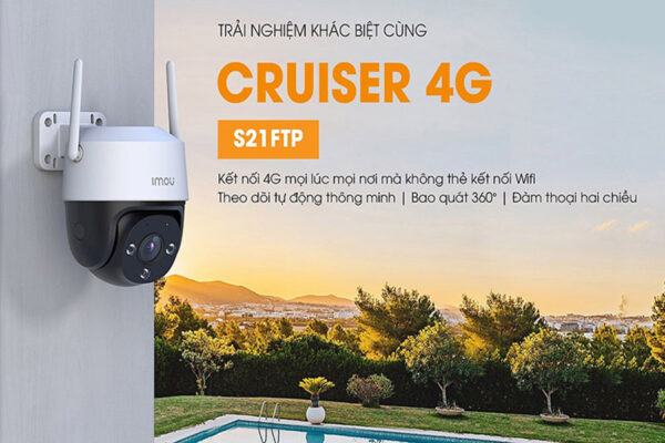 Camera Wifi PT Full Color 2MP iMOU IPC-S21FTP kết nối 4G