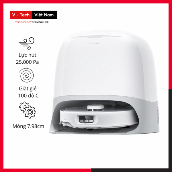 Robot Hút Bụi Lau Nhà Roborock Qrevo Curv 2 Pro