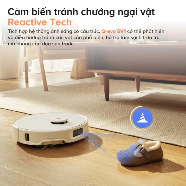 Robot hút bụi Roborock Q Revo Edge 5V1