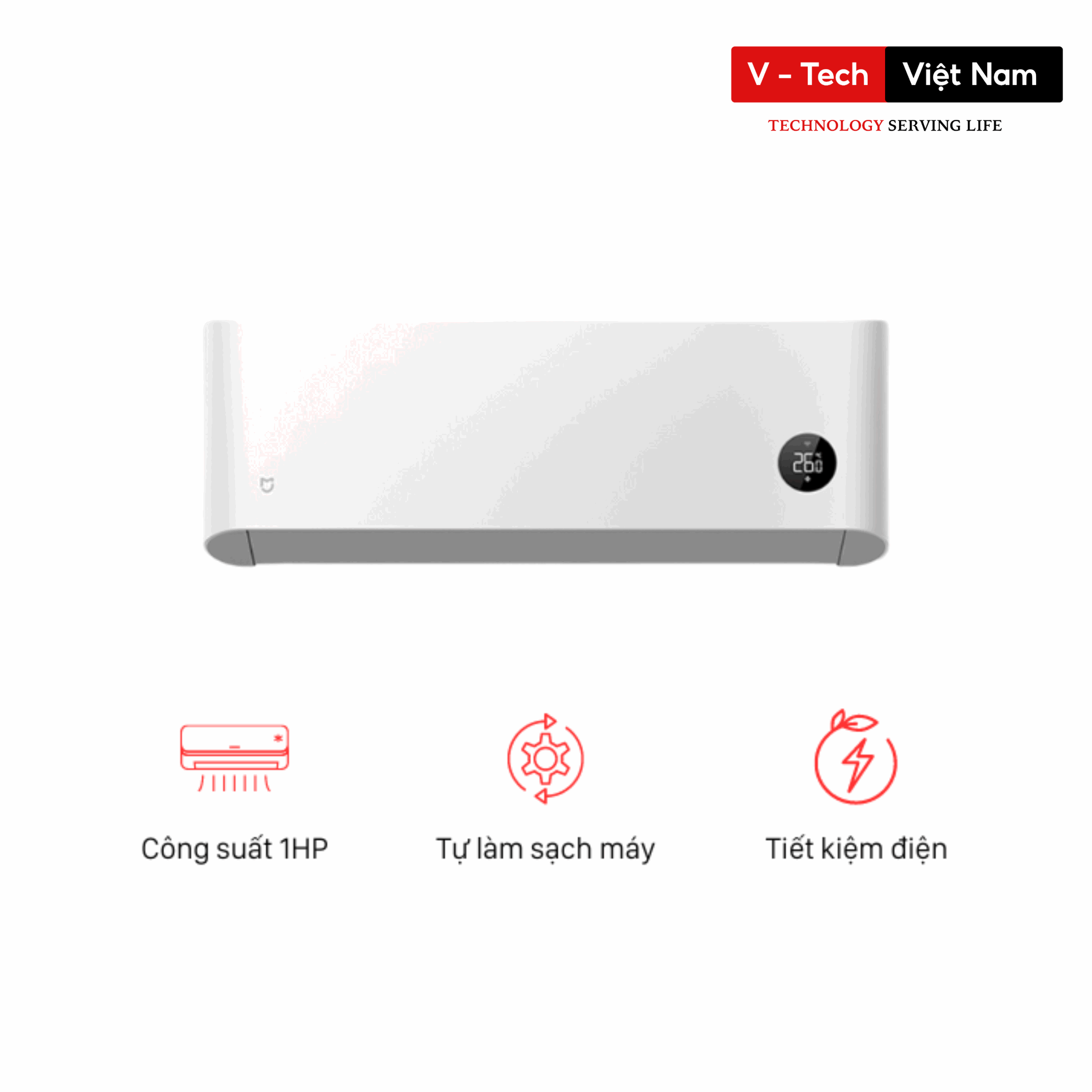 Điều Hoà 2 Chiều Xiaomi Mijia KFR-26W/V1A1 – 1HP/9000BTU