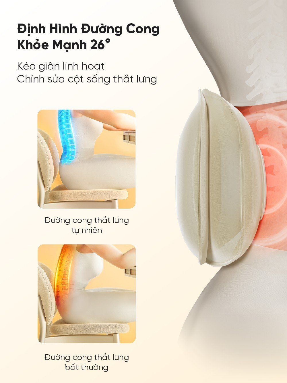  Đai Massage Chườm Nóng Bụng Và Thắt Lưng Breo Y2 