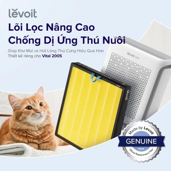 Lõi Lọc Chống Dị Ứng Thú Nuôi Cho Levoit Vital 200S
