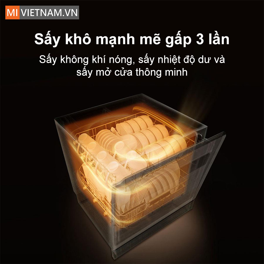 Công nghệ sấy khô mạnh mẽ với 3 quá trình kết hợp