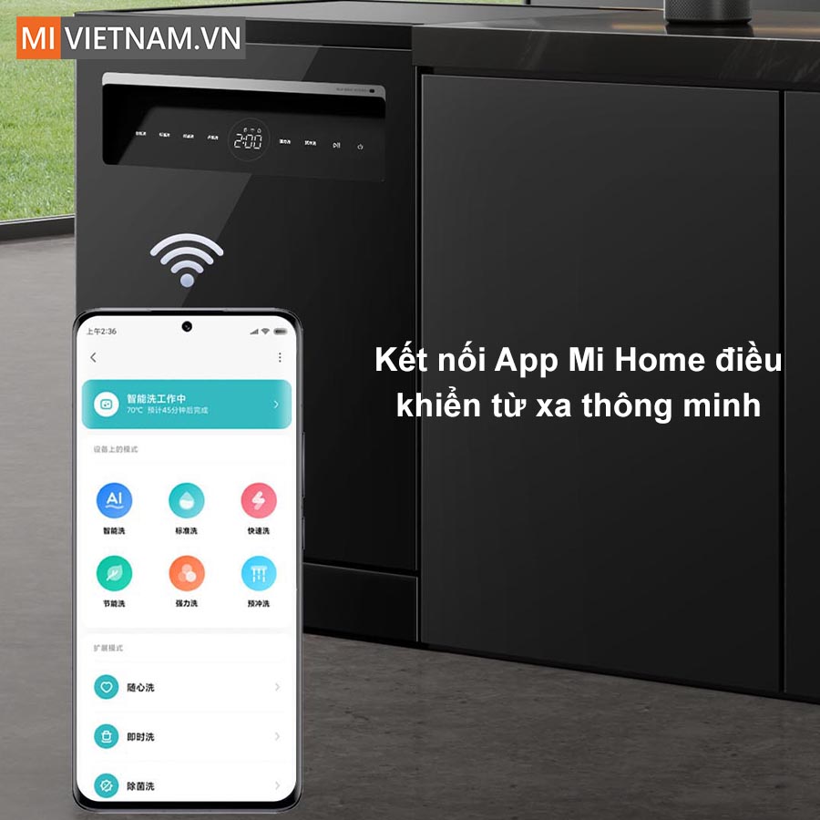 Điều khiển thông minh qua app, cập nhật OTA trực tuyến
