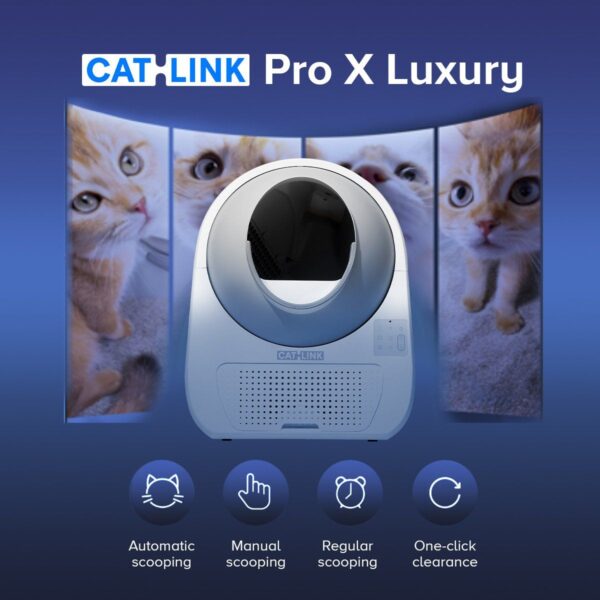 Máy vệ sinh cho mèo tự động CATLINK Pro X Luxury