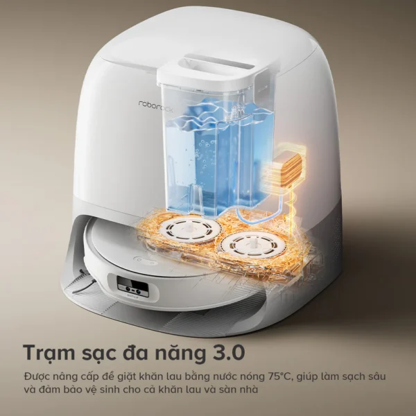 Robot hút bụi Roborock Qrevo CurV