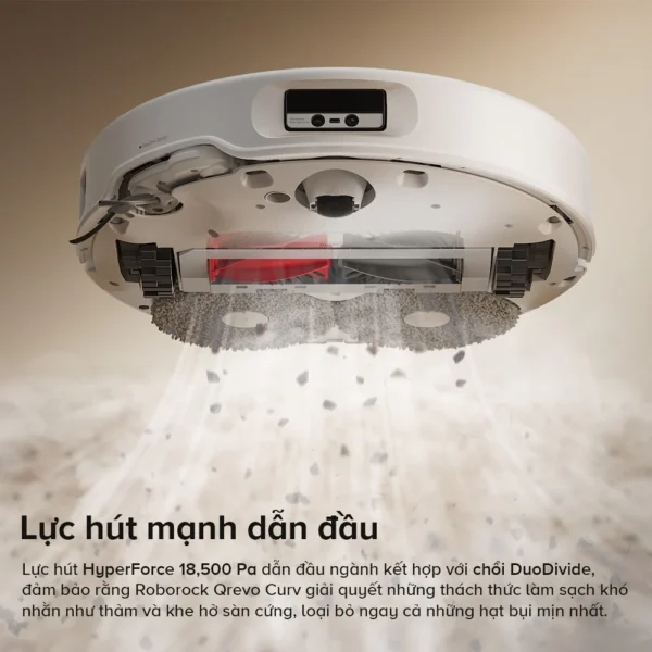 Robot hút bụi Roborock Qrevo CurV