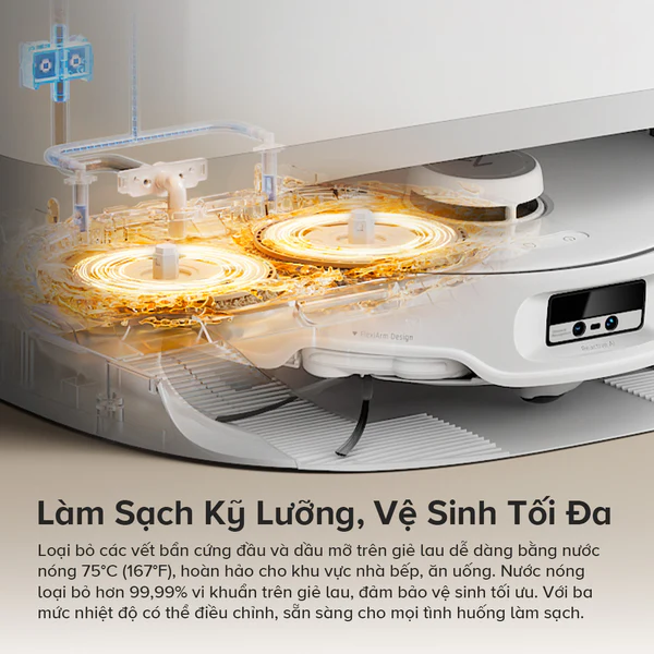 Robot hút bụi Roborock Qrevo CurV