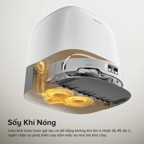 Robot hút bụi Roborock Qrevo CurV