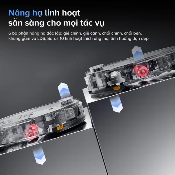 Robot hút bụi lau nhà Roborock Saros 10