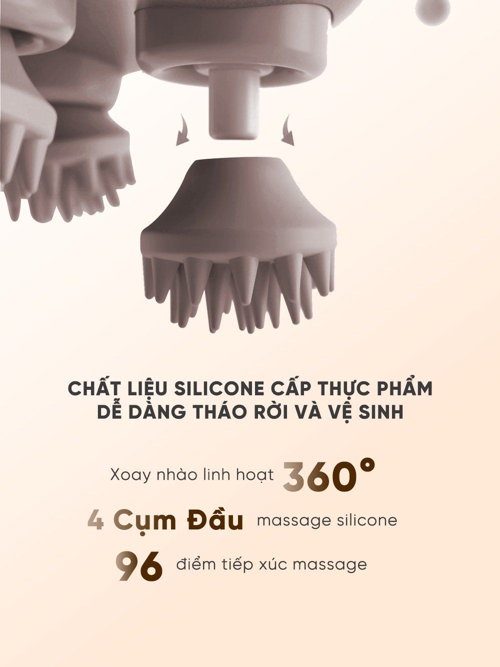  Máy Massage Đầu BREO SCALP MINI - Xoa Bóp Đa Điểm Kích Thích Mọc Tóc - Tăng Lưu Thông Máu 
