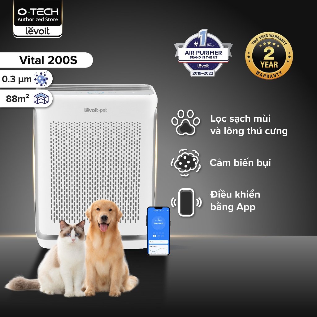 Máy Lọc Không Khí Levoit Vital 200S