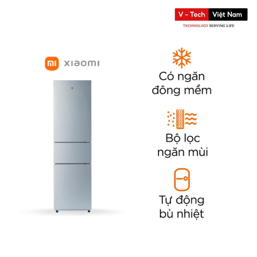 Tủ Lạnh 3 Cánh Xiaomi Mijia 215L