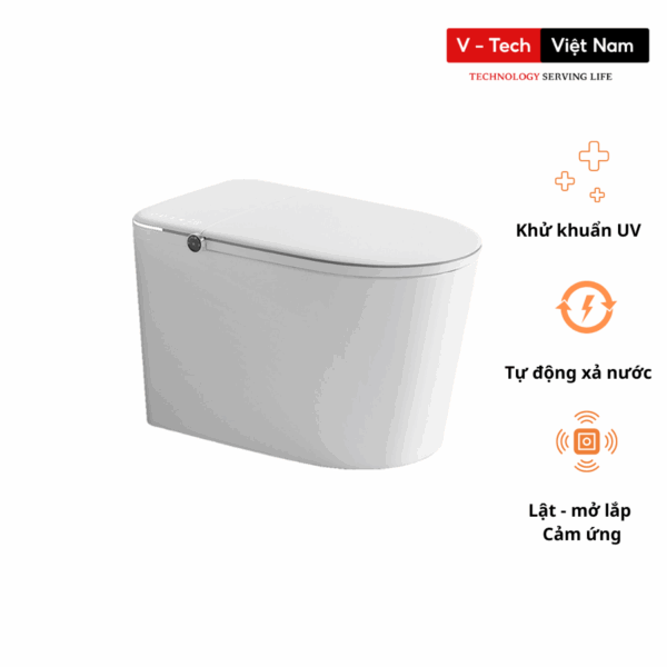 Bồn cầu thông minh Little Whale Wash M9 Khử trùng tia UV