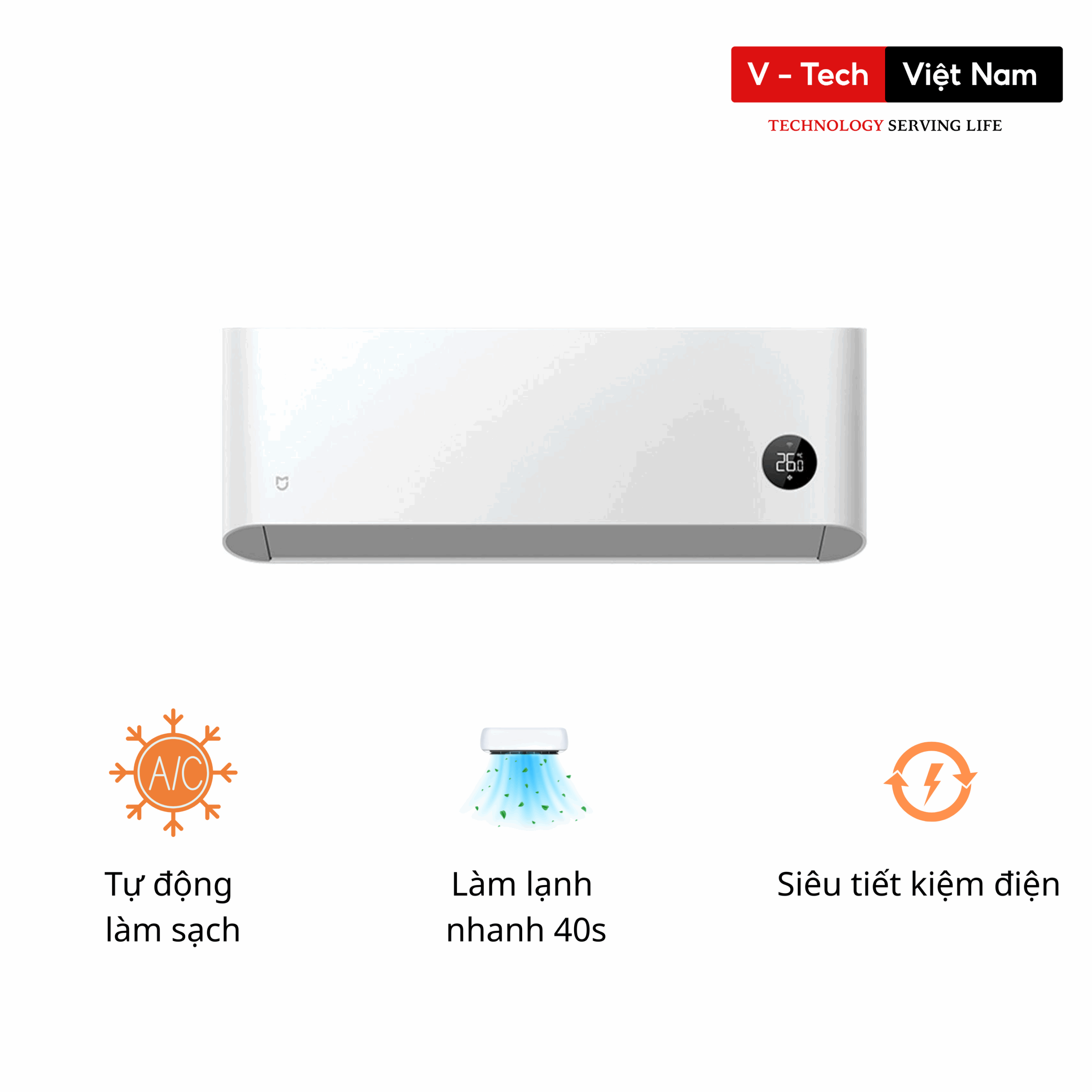 Điều hòa 2 chiều Xiaomi Inverter KFR-50GW/N2A1-18000BTU/ 2HP