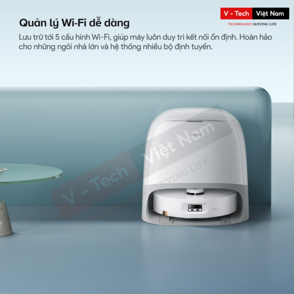 Robot Hút Bụi Lau Nhà Roborock Qrevo Curv 2 Flow