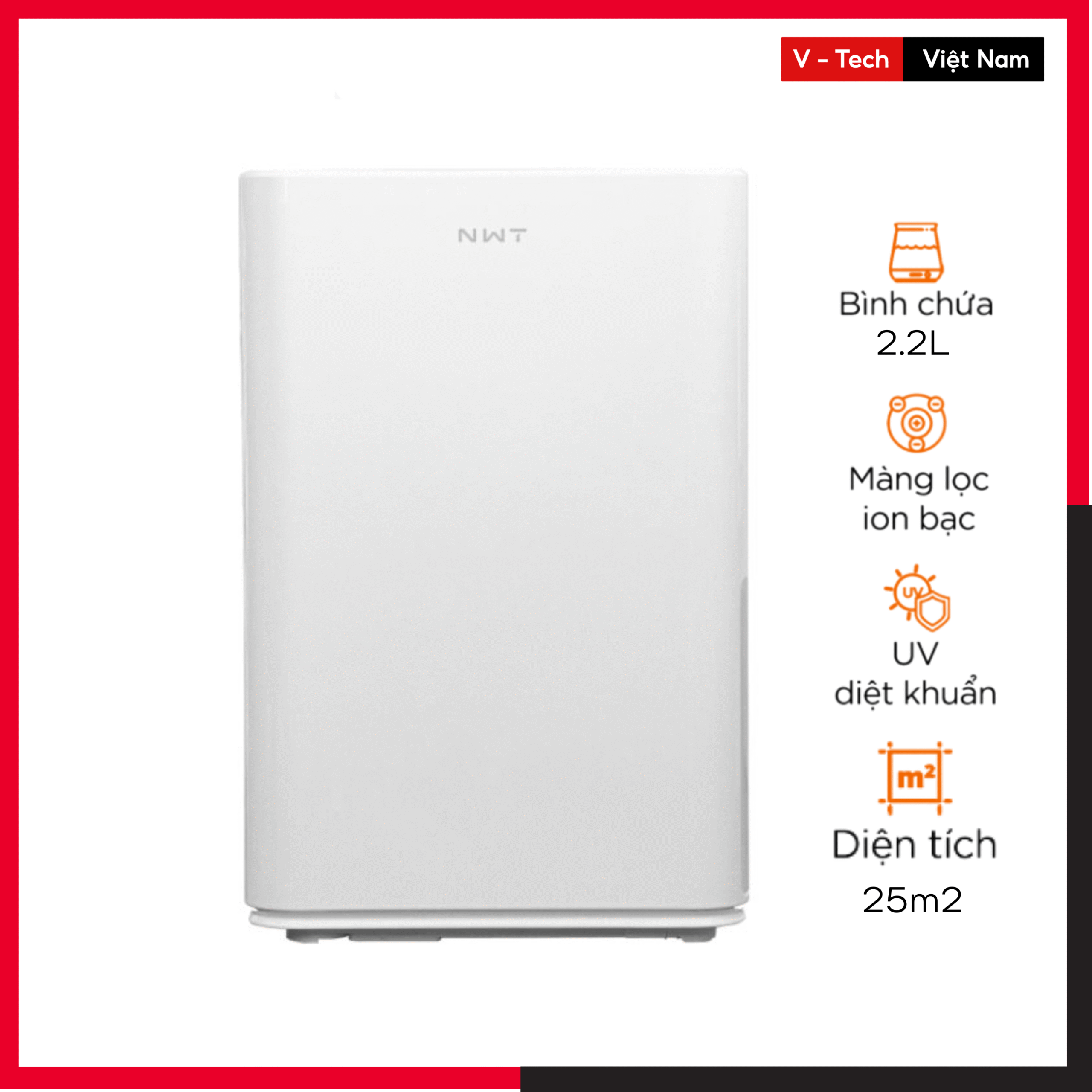 Máy Hút Ẩm Xiaomi NWT 12L Thông Minh