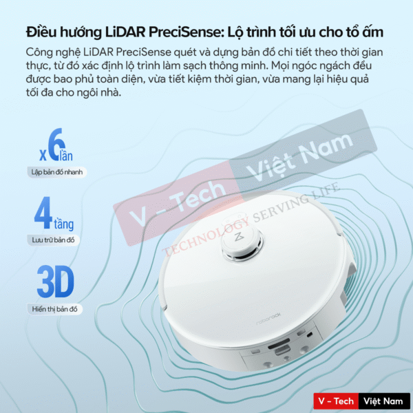 Robot Hút Bụi Lau Nhà Roborock Qrevo Curv 2 Flow