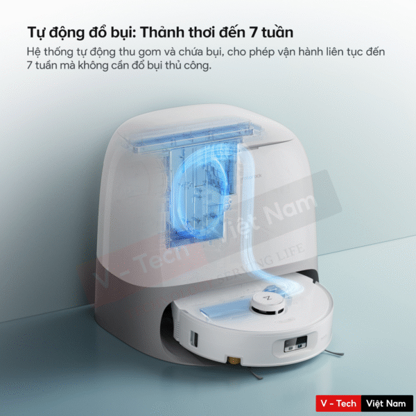 Robot Hút Bụi Lau Nhà Roborock Qrevo Curv 2 Flow