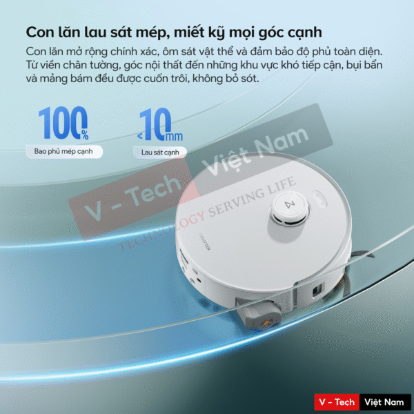 Robot Hút Bụi Lau Nhà Roborock Qrevo Curv 2 Flow