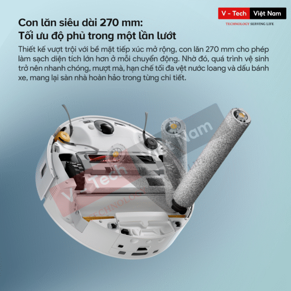 Robot Hút Bụi Lau Nhà Roborock Qrevo Curv 2 Flow