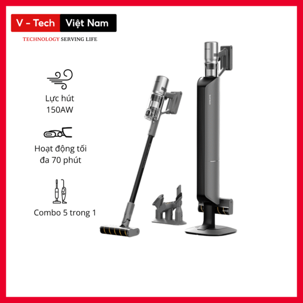 Máy hút bụi cầm tay không dây Dreame Z10S Station – Hàng chính hãng