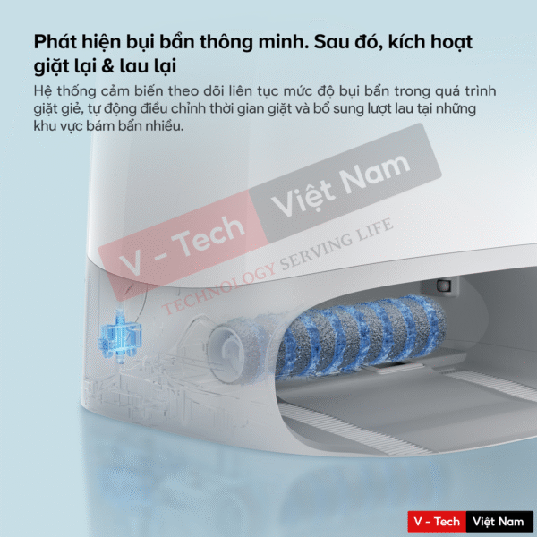 Robot Hút Bụi Lau Nhà Roborock Qrevo Curv 2 Flow