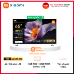 Tivi Xiaomi S Pro Mini LED 65 2026 – Bản Quốc Tế – 4K/144Hz – 3GB/32GB