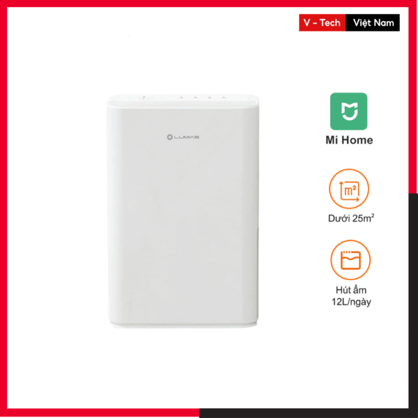 Máy hút ẩm 12L Lumias D6S-12L – Hàng Chính Hãng