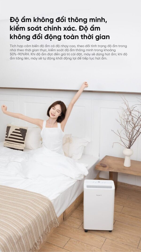 Máy Hút Ẩm Xiaomi NWT 16L Thông Minh