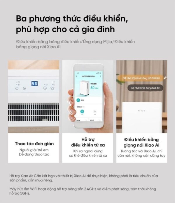 Máy Hút Ẩm Xiaomi NWT 16L Thông Minh