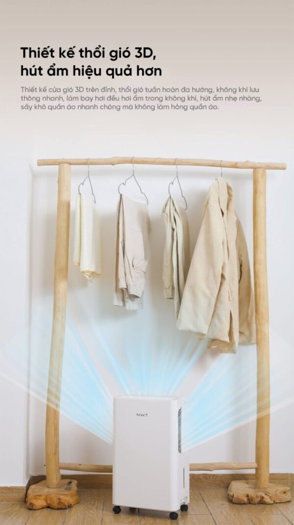Máy Hút Ẩm Xiaomi NWT 16L Thông Minh