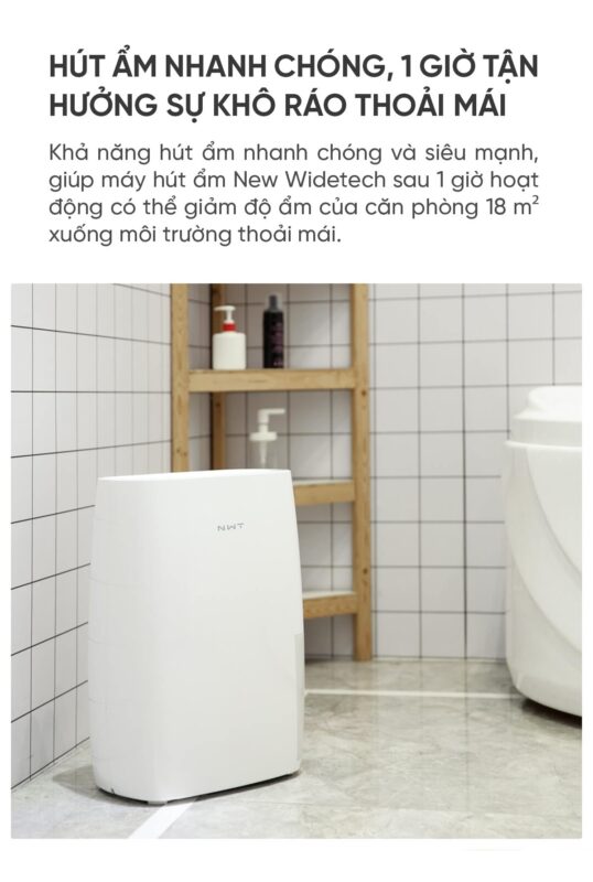 Máy Hút Ẩm Xiaomi NWT 18L Thông Minh